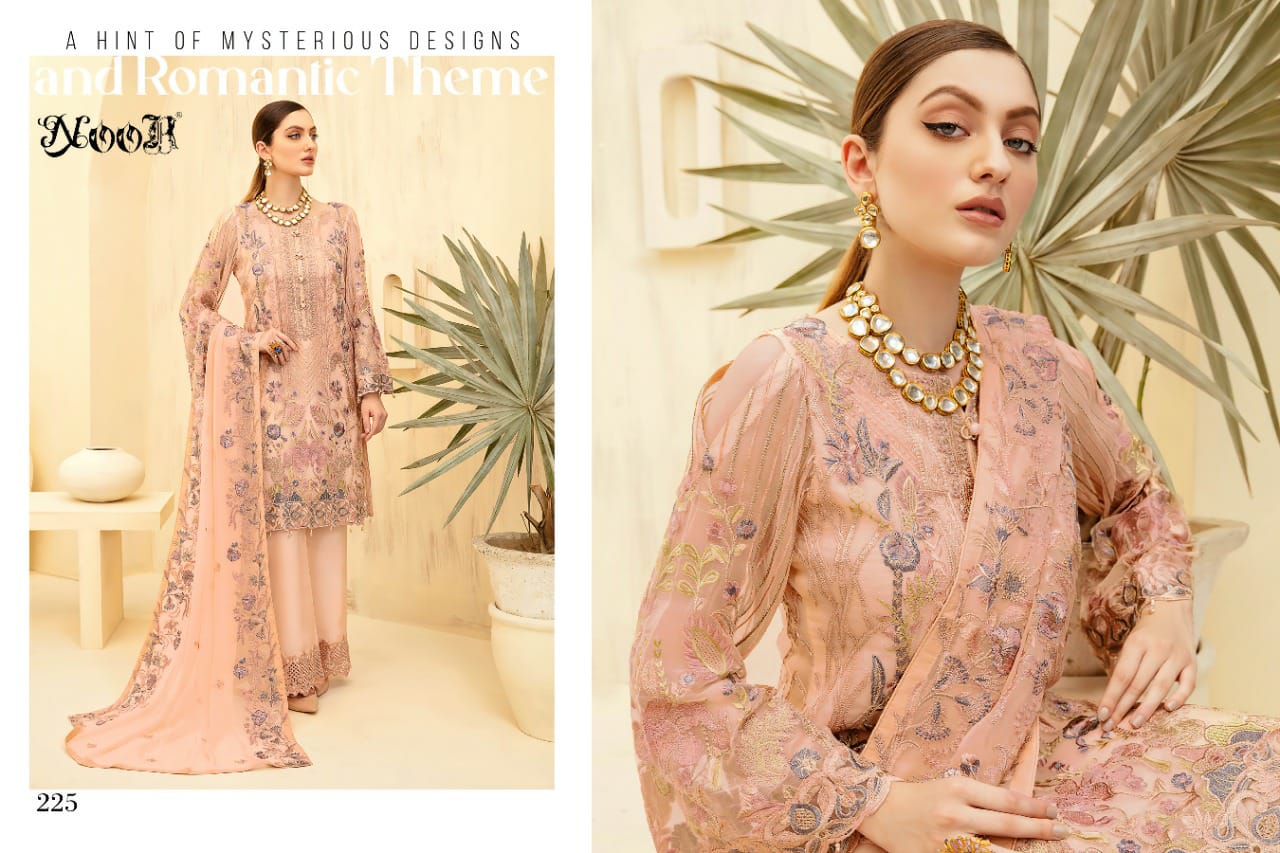 Noor Chevron Vol  4 Embroidery Pakistani Salwar Kameez Catalog
