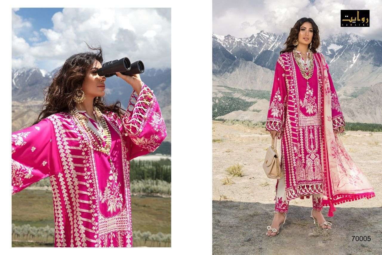 Rawayat  Suffuse Vol3 Lawn Cotton Pakistani Salwar Suits Catalog