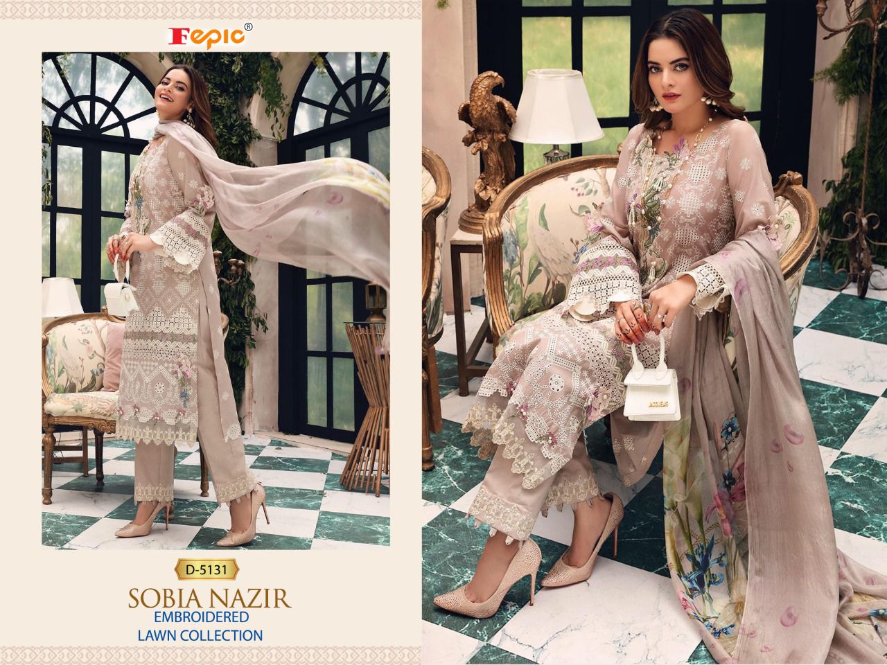 Rosemeen Sobia Nazir Embroidery Lawn Pakistani Salwar Suits Buy  Pakistani Replica Suits Wholesale Surat