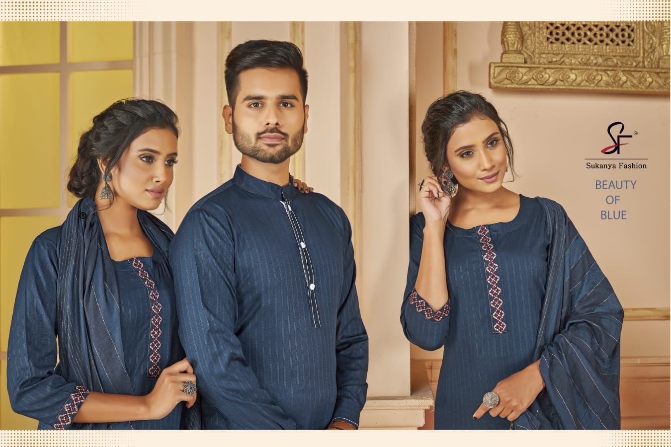 Royal Couple Vol  5 Pure Cotton Designer Couple Wear Collection