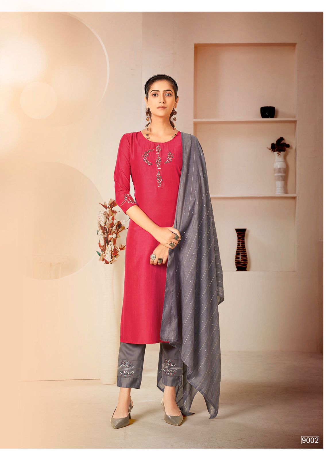 Rt Mascara Fancy Wear Designer Ready Made Kurti  Bottom With Dupatta Catalaog