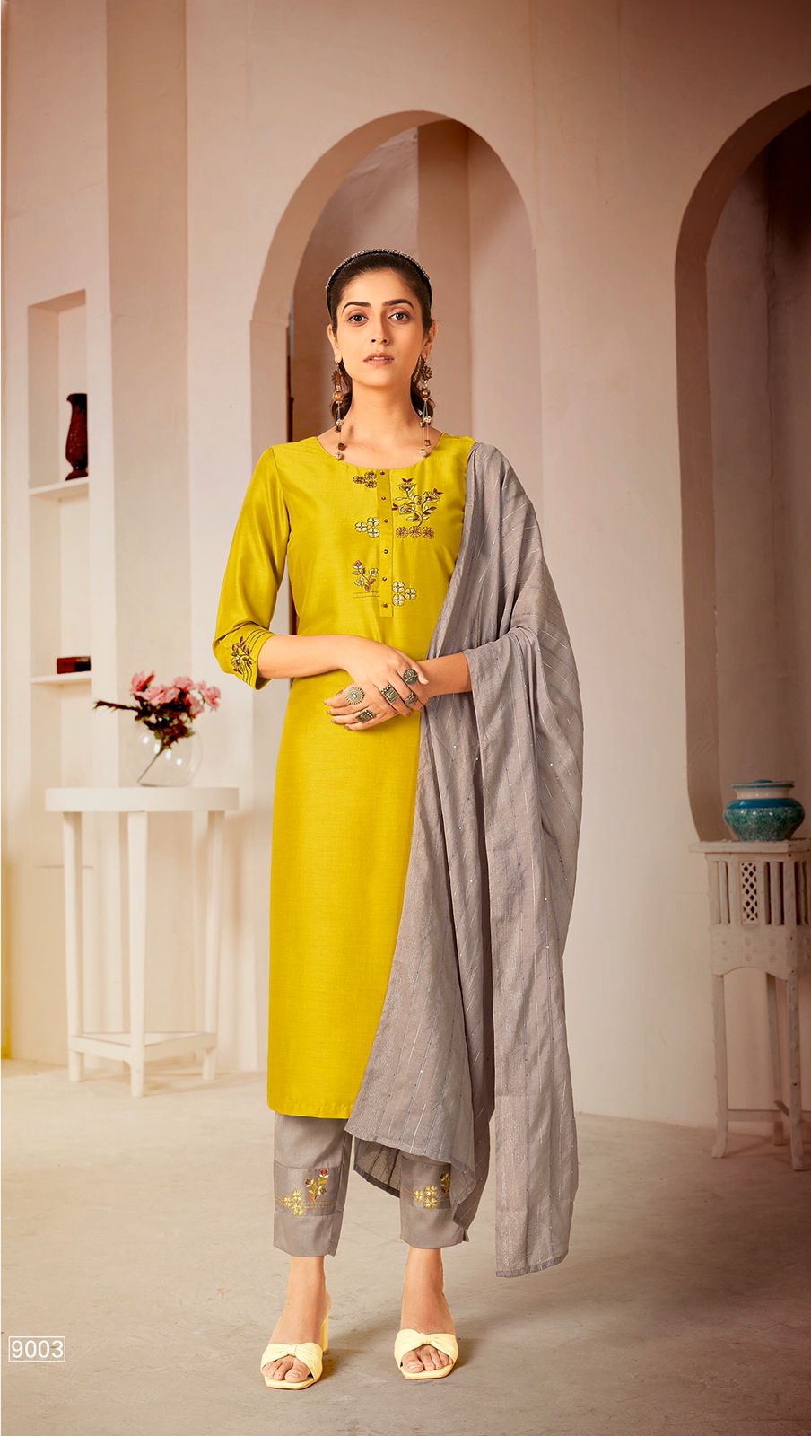 Rt Mascara Fancy Wear Designer Ready Made Kurti  Bottom With Dupatta Catalaog