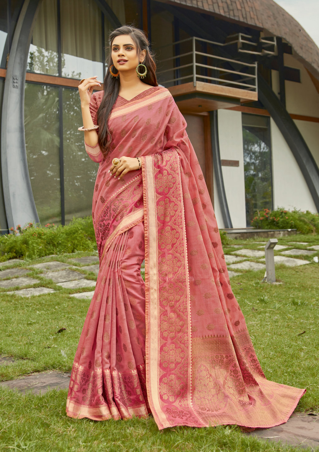 Sangam Presents Desi Handloom Cotton Sarees