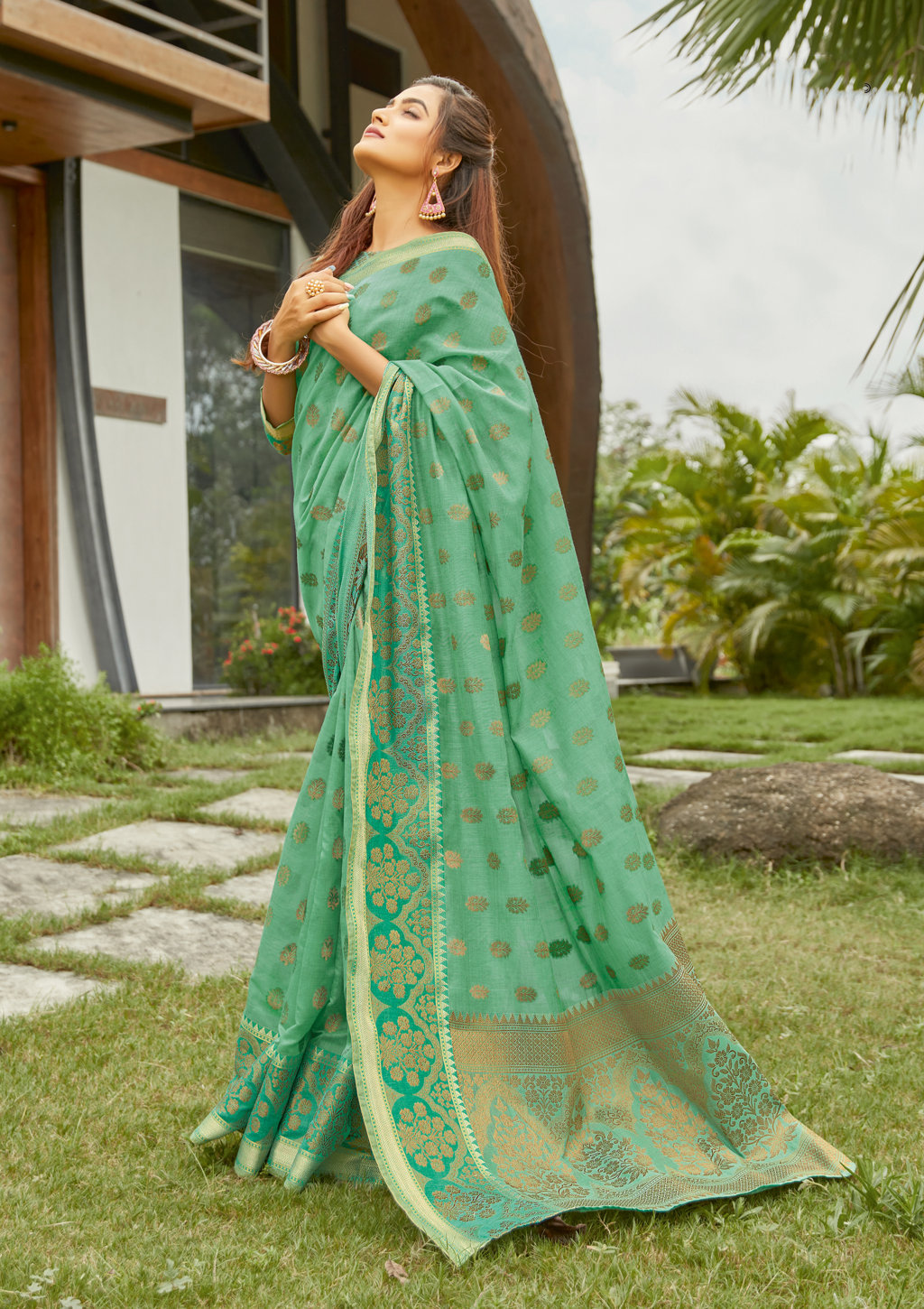 Sangam Presents Desi Handloom Cotton Sarees