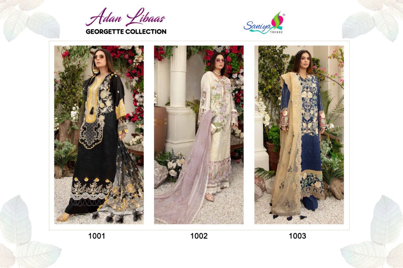 Saniya Adan Libaas Georgette Wear Pakistani Salwar Kameez  Catalog