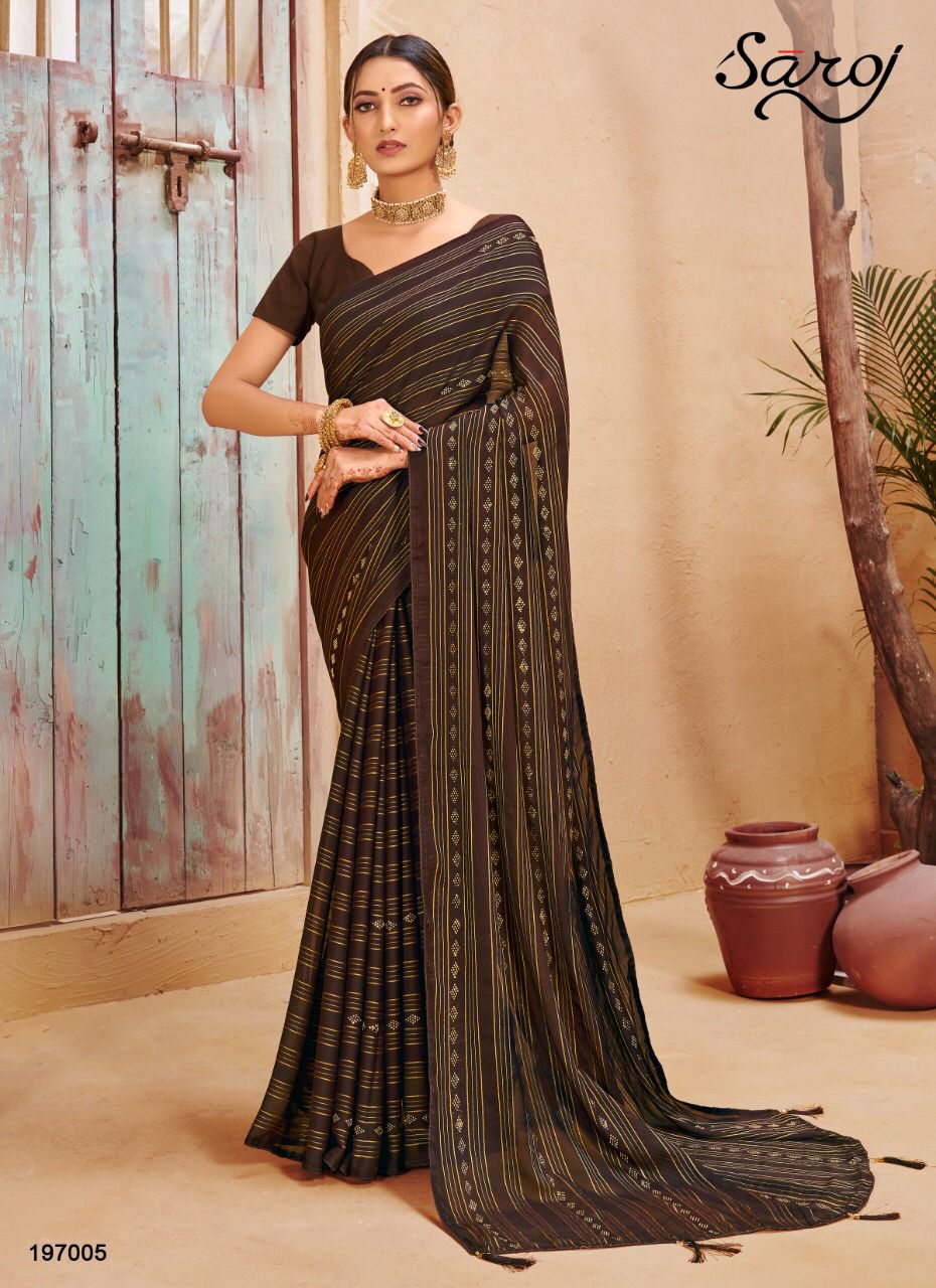 Saroj Haseen Designer Party Wear Saree Catalog Buy Best Wholesale Saree  Catalog