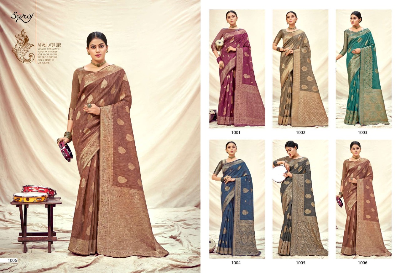 Saroj Sofia Vol  1 Festive Wear Banarasi Silk Saree Catalog