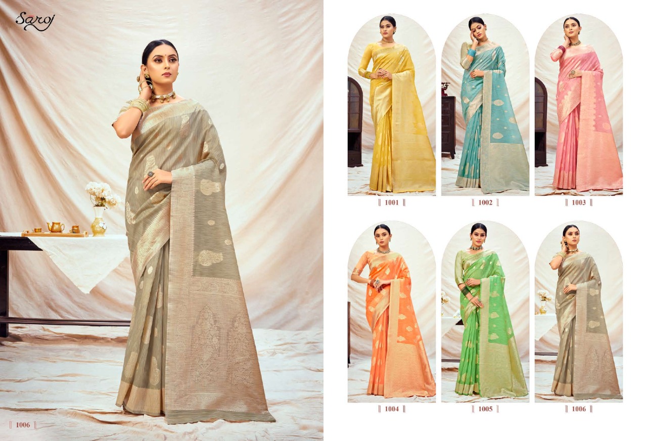 Saroj Sofia  Vol 2 Festive Wear Banarasi Silk Saree Catalog