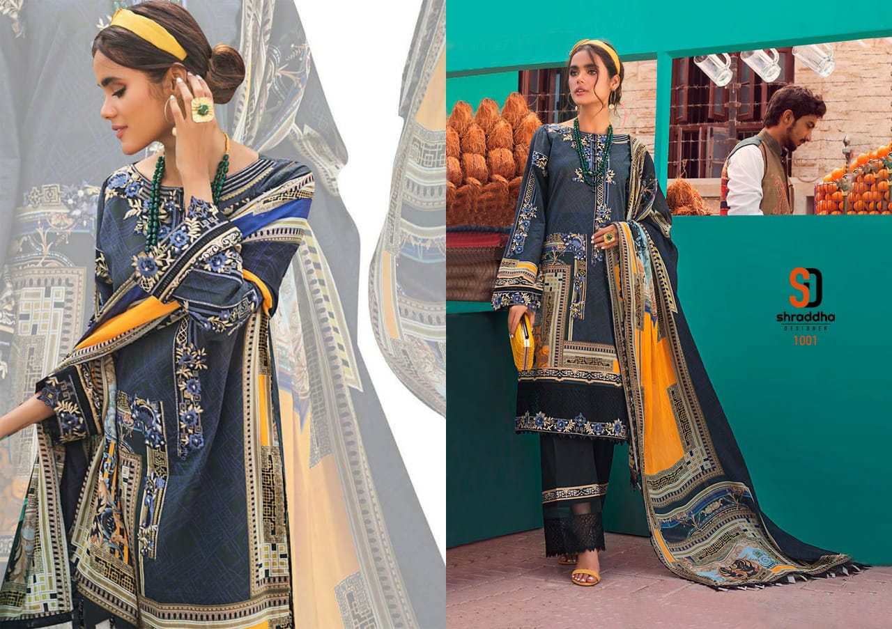 Sharaddha Vintage Vol  6 Cotton Printed Pakistani Salwar Kameez Catalog