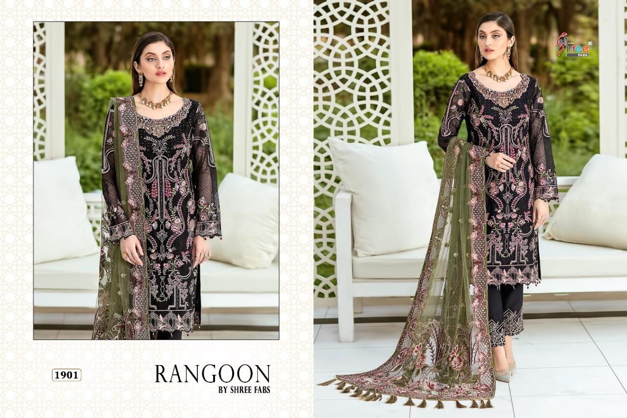 Shree Ragoon Geogette Wear Pakistani Salwar Kameez Catalog