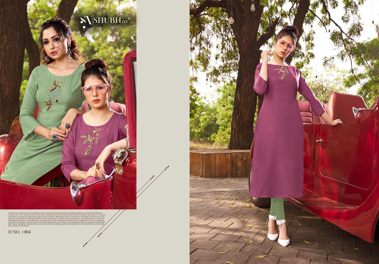 Shubh Nx Poshak  Vol  3 Designer Viscose Kurti Catalog