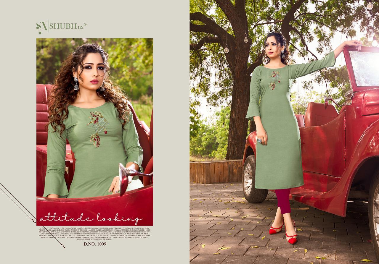 Shubh Nx Poshak  Vol  3 Designer Viscose Kurti Catalog