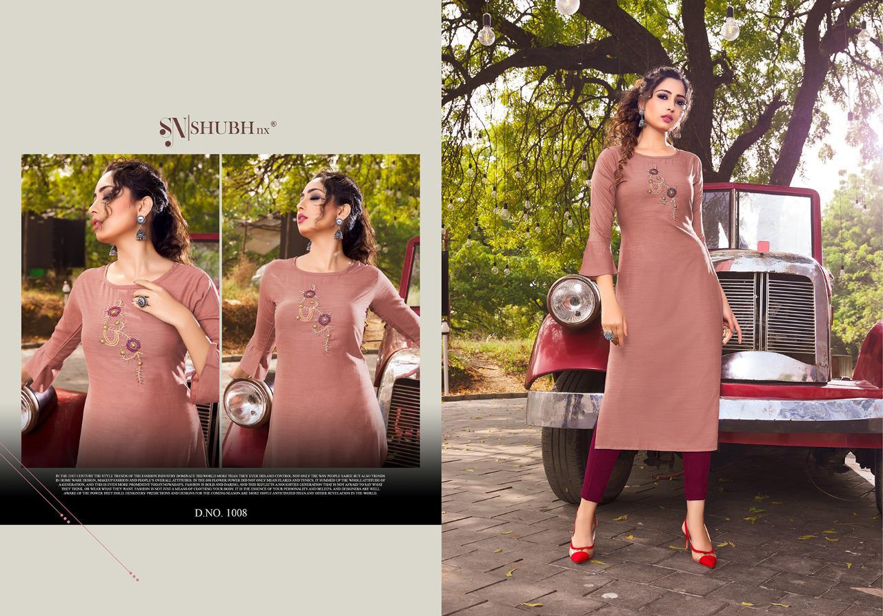 Shubh Nx Poshak  Vol  3 Designer Viscose Kurti Catalog