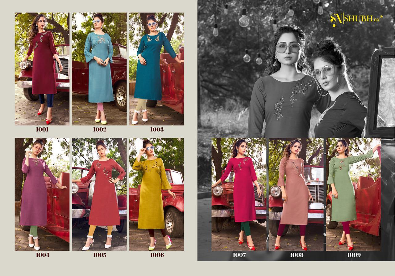 Shubh Nx Poshak  Vol  3 Designer Viscose Kurti Catalog