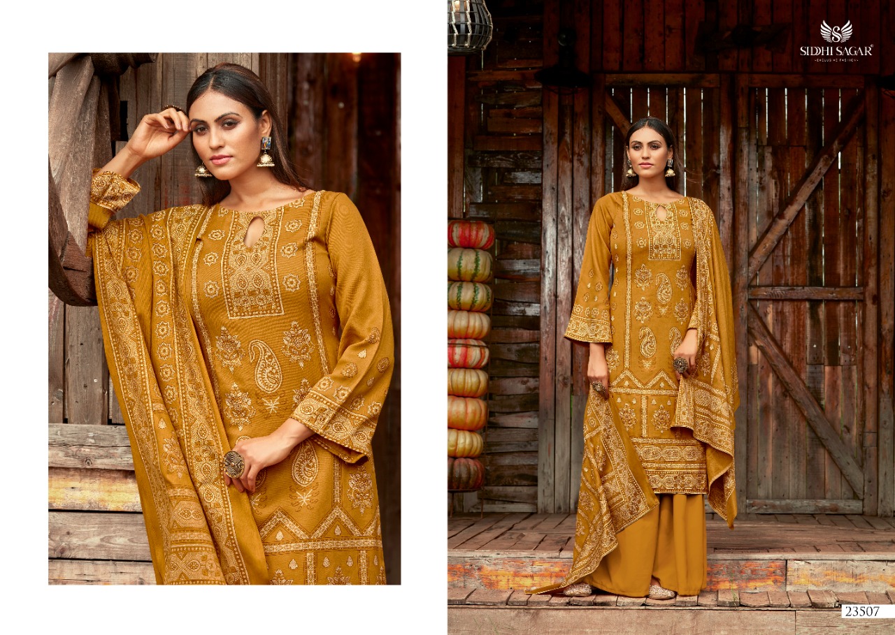 Siddhi Sagar Kashish Exclusive Wear Pashmina Collection