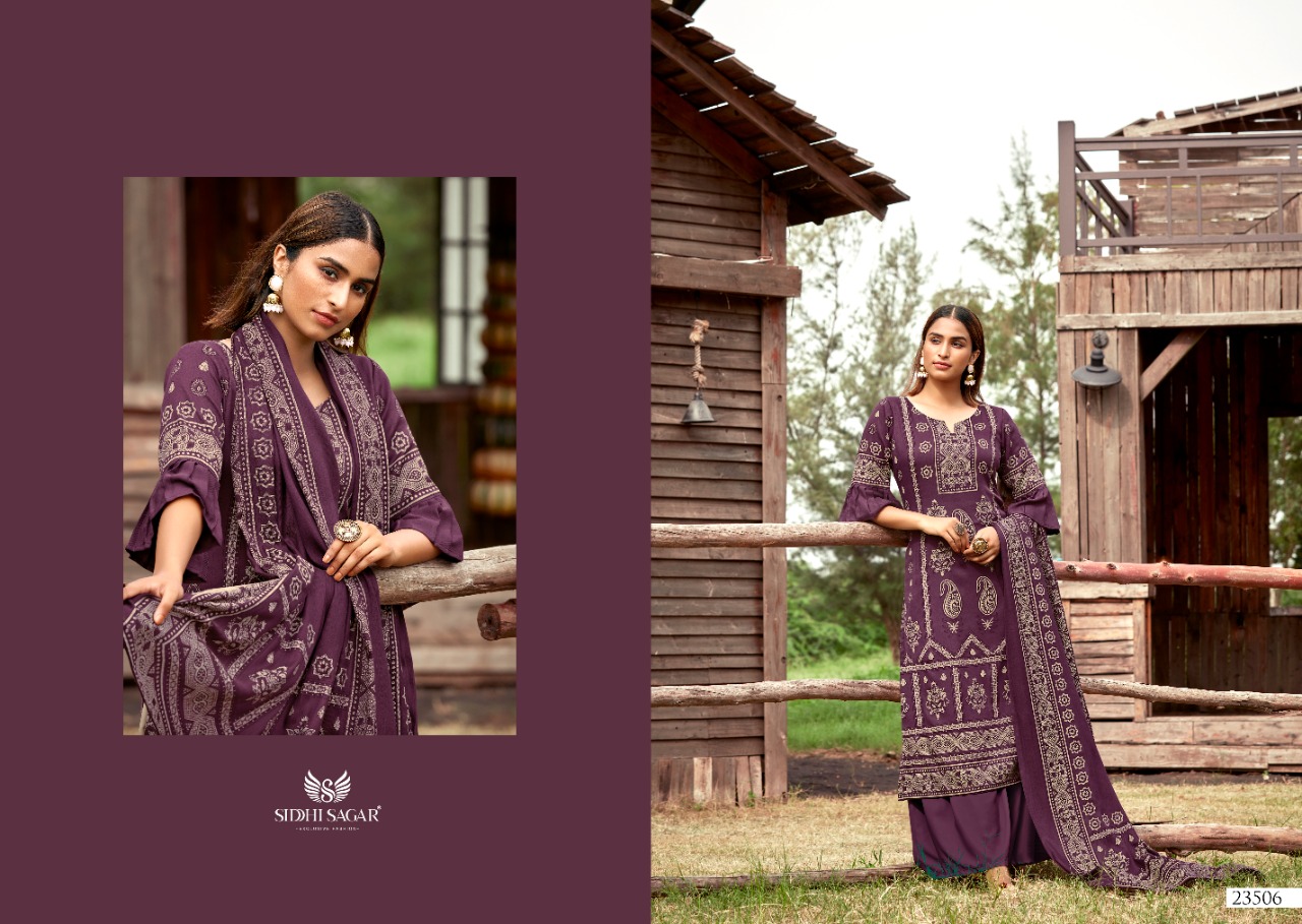 Siddhi Sagar Kashish Exclusive Wear Pashmina Collection