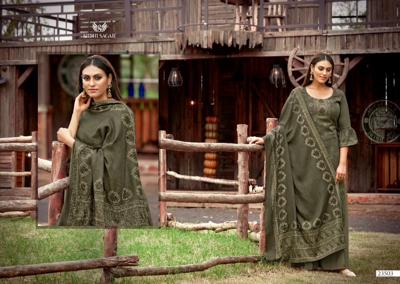 Siddhi Sagar Kashish Exclusive Wear Pashmina Collection