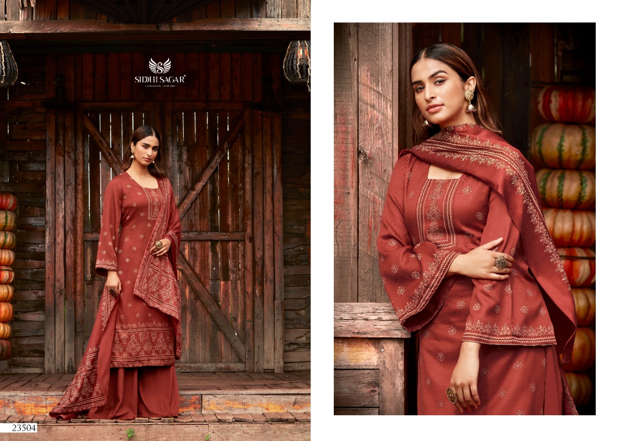 Siddhi Sagar Kashish Exclusive Wear Pashmina Collection