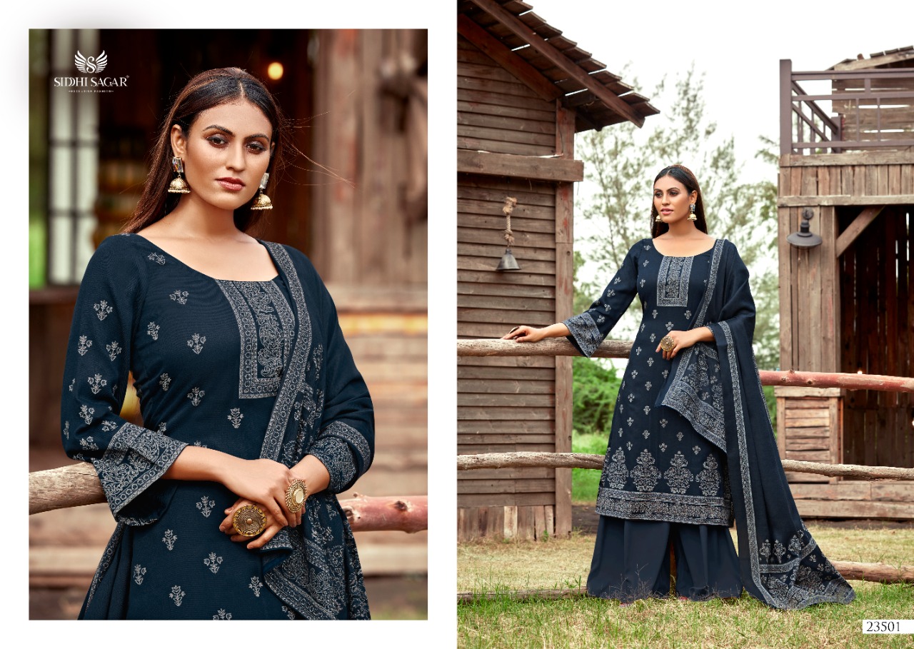 Siddhi Sagar Kashish Exclusive Wear Pashmina Collection