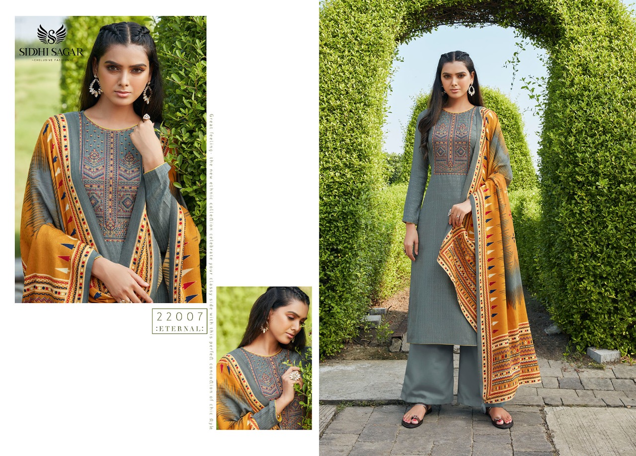 Siddhi Sagar Nagma Exclusive Wear Pashmina Catalaog