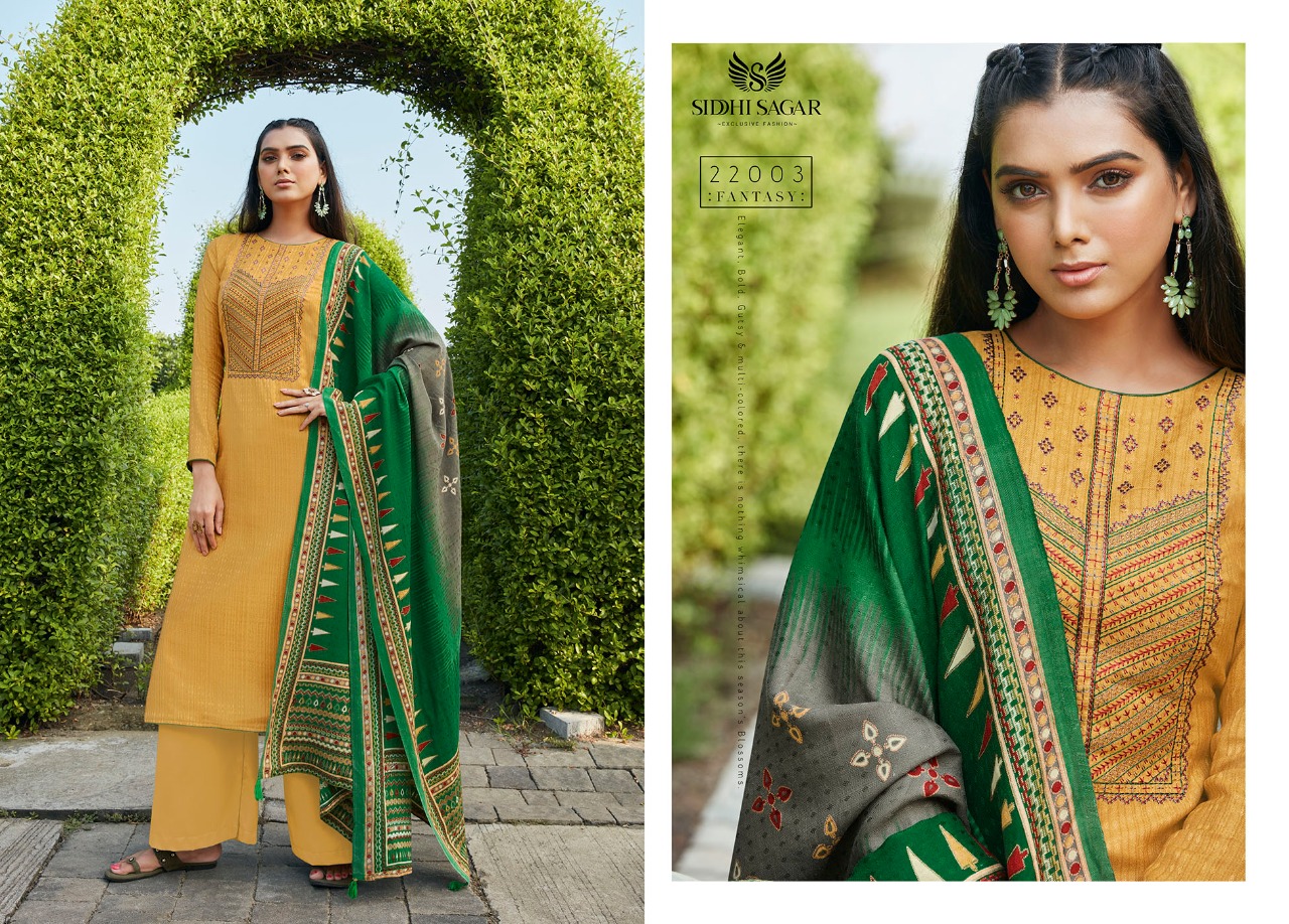 Siddhi Sagar Nagma Exclusive Wear Pashmina Catalaog