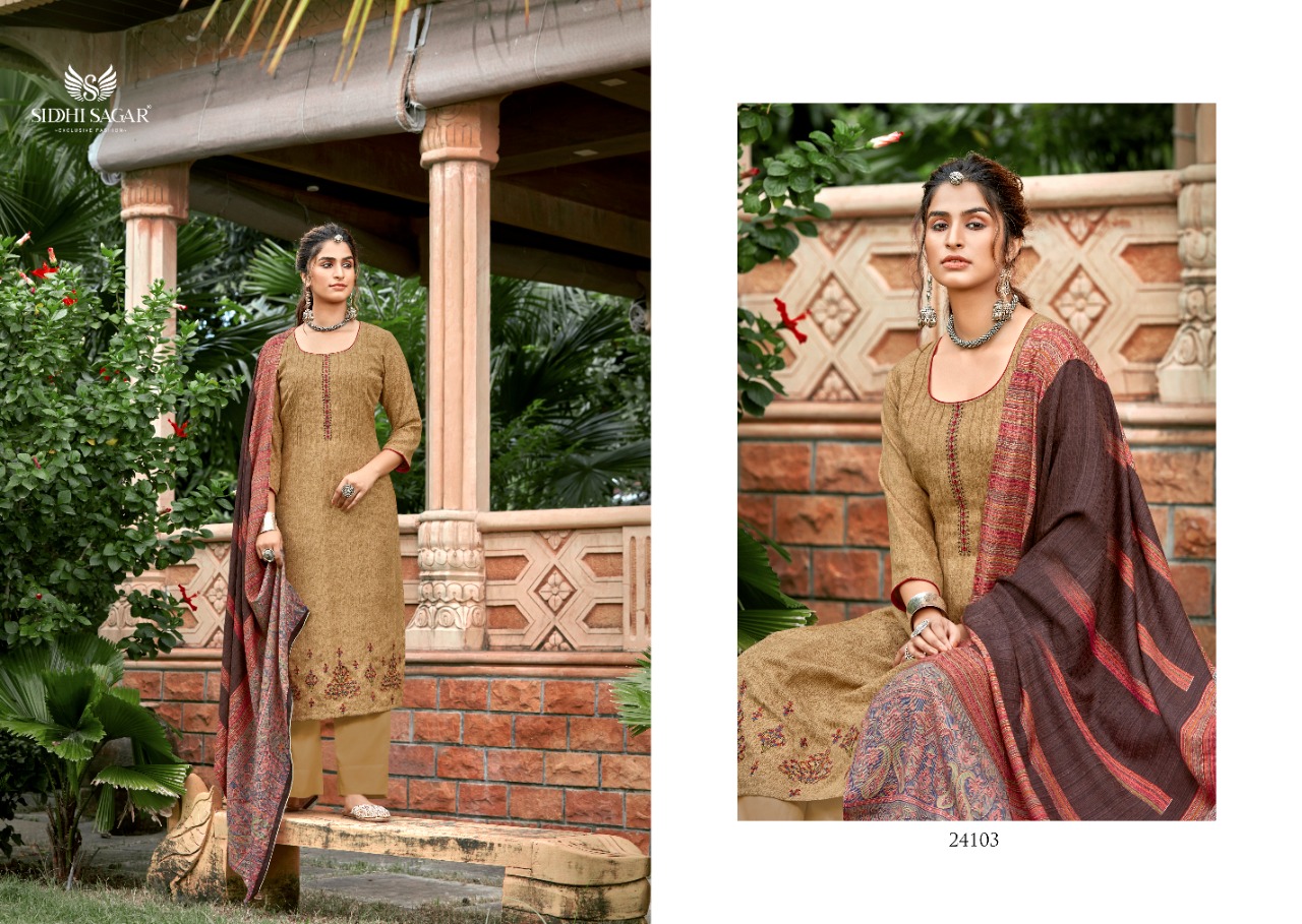 Siddhi Sagar Qatrah Winter Wear Pashmina Catalog