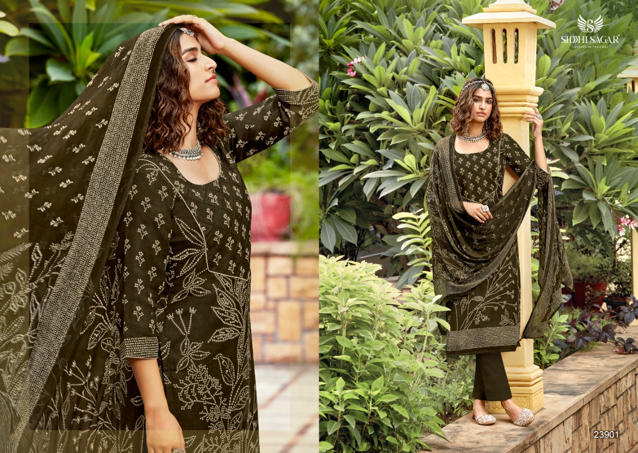 Siddhi Sagar Sanaya Exclusive Wear Pashmina Catalog