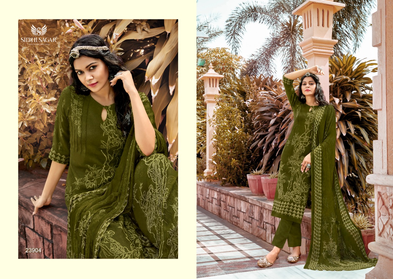 Siddhi Sagar Sanaya Exclusive Wear Pashmina Catalog