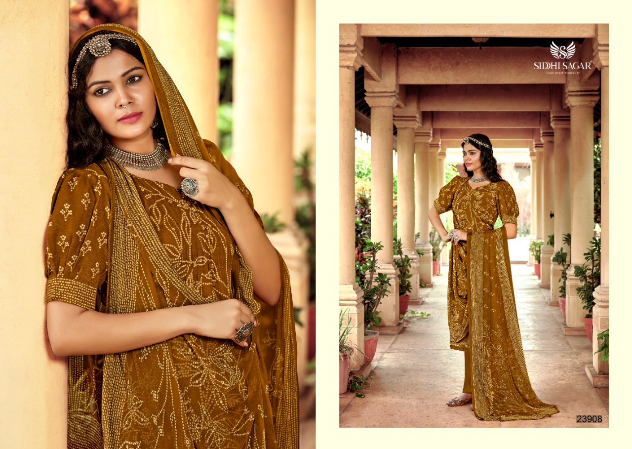Siddhi Sagar Sanaya Exclusive Wear Pashmina Catalog