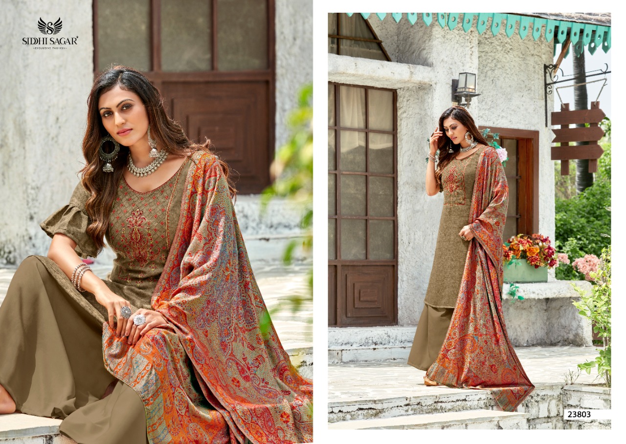 Siddhi Sagar Zainab Winter Wear Pashmina Collection