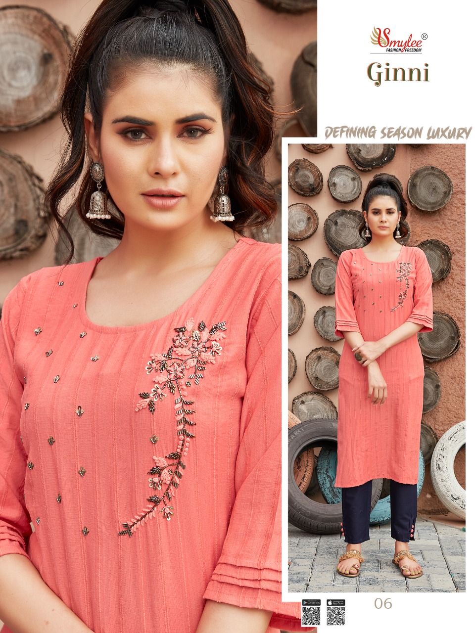 Designer Embroidery and Hand Work Kurti Set at Rs.985/Set in surat offer by  Thankar India E commerce