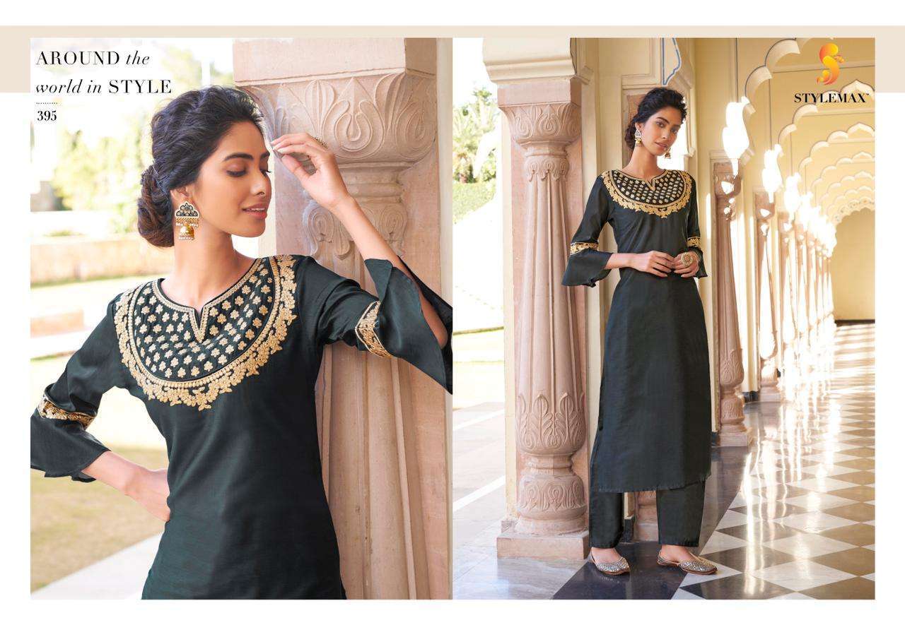 Stylemax Ameera Vol 1 Viscose With Embroidery Work Kurti With Bottom Kurtis Catalog
