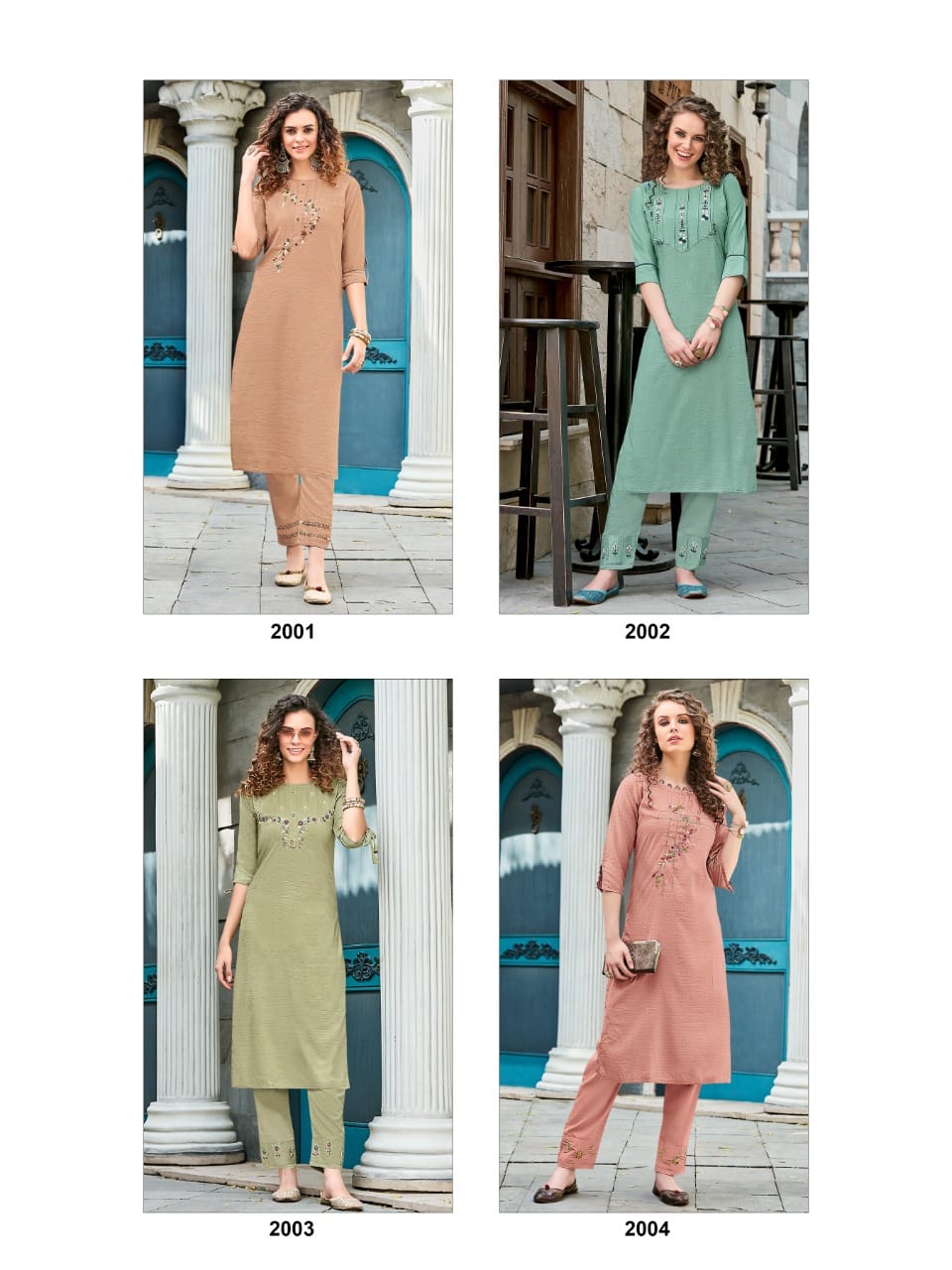 Syasii Ramia  Vol 2 Fancy Wear Kurti With Bottom Catalog