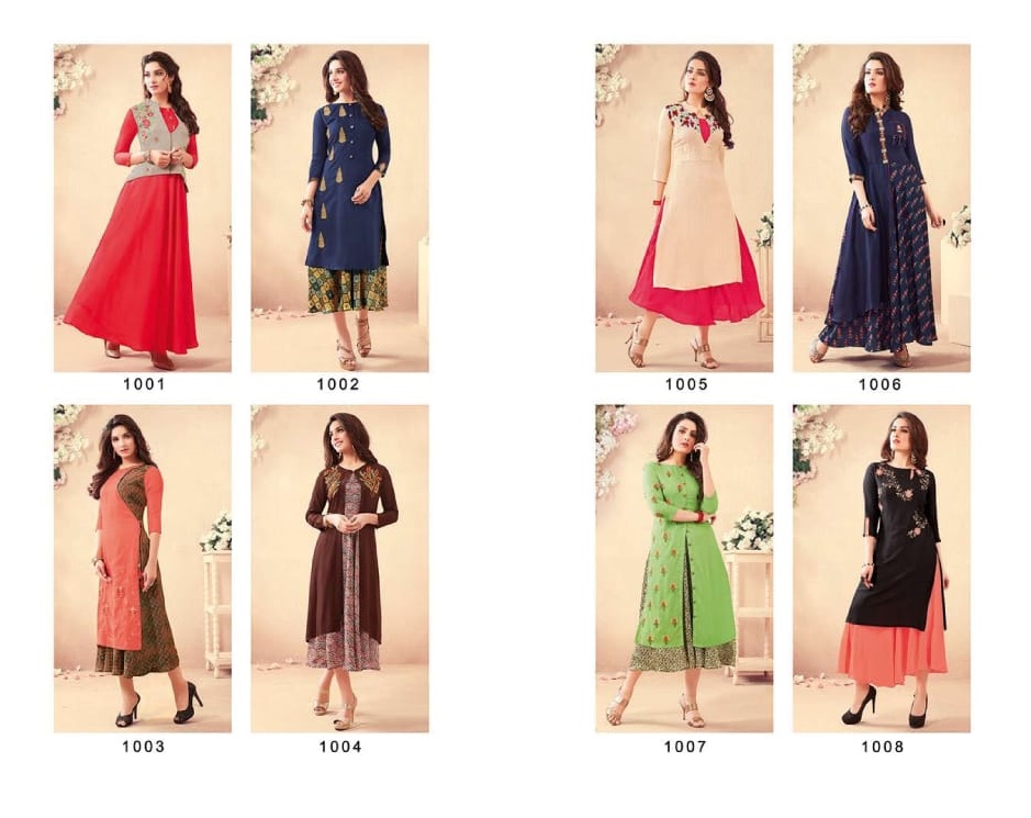 Tunic House Sp Vol-2 Designer Long Flair Kurti Catalog