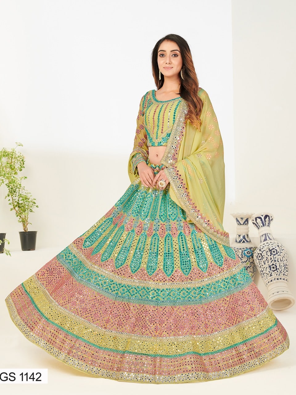 Urva Vol 3 D-1142 Buy Designer Indian Lehenga Choli Collection
