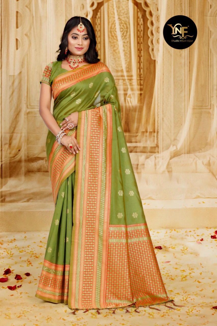 Ynf Ratanshi Traditional Wear Art Silk Saree Catalog
