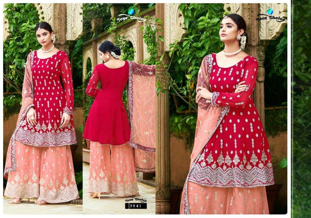 Your Choice Glories Georgette Designer Salwar Suits Catalog