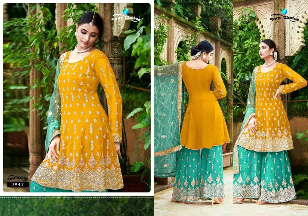 Your Choice Glories Georgette Designer Salwar Suits Catalog