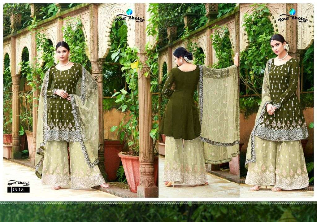 Your Choice Glories Georgette Designer Salwar Suits Catalog
