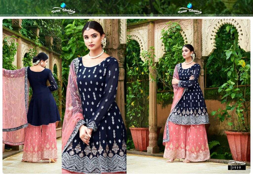 Your Choice Glories Georgette Designer Salwar Suits Catalog
