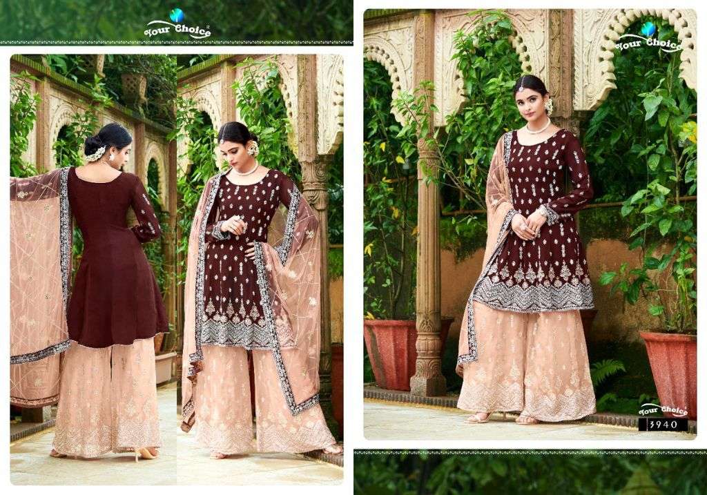 Your Choice Glories Georgette Designer Salwar Suits Catalog