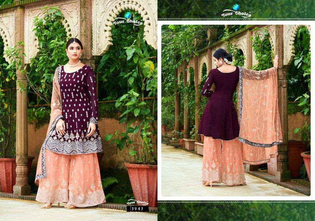 Your Choice Glories Georgette Designer Salwar Suits Catalog