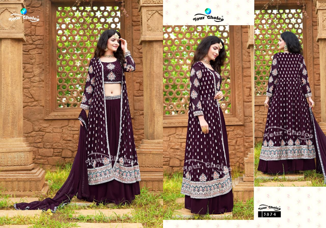 Your Choice Gucee Georgette Wear Designer Salwar   Suits Catalog