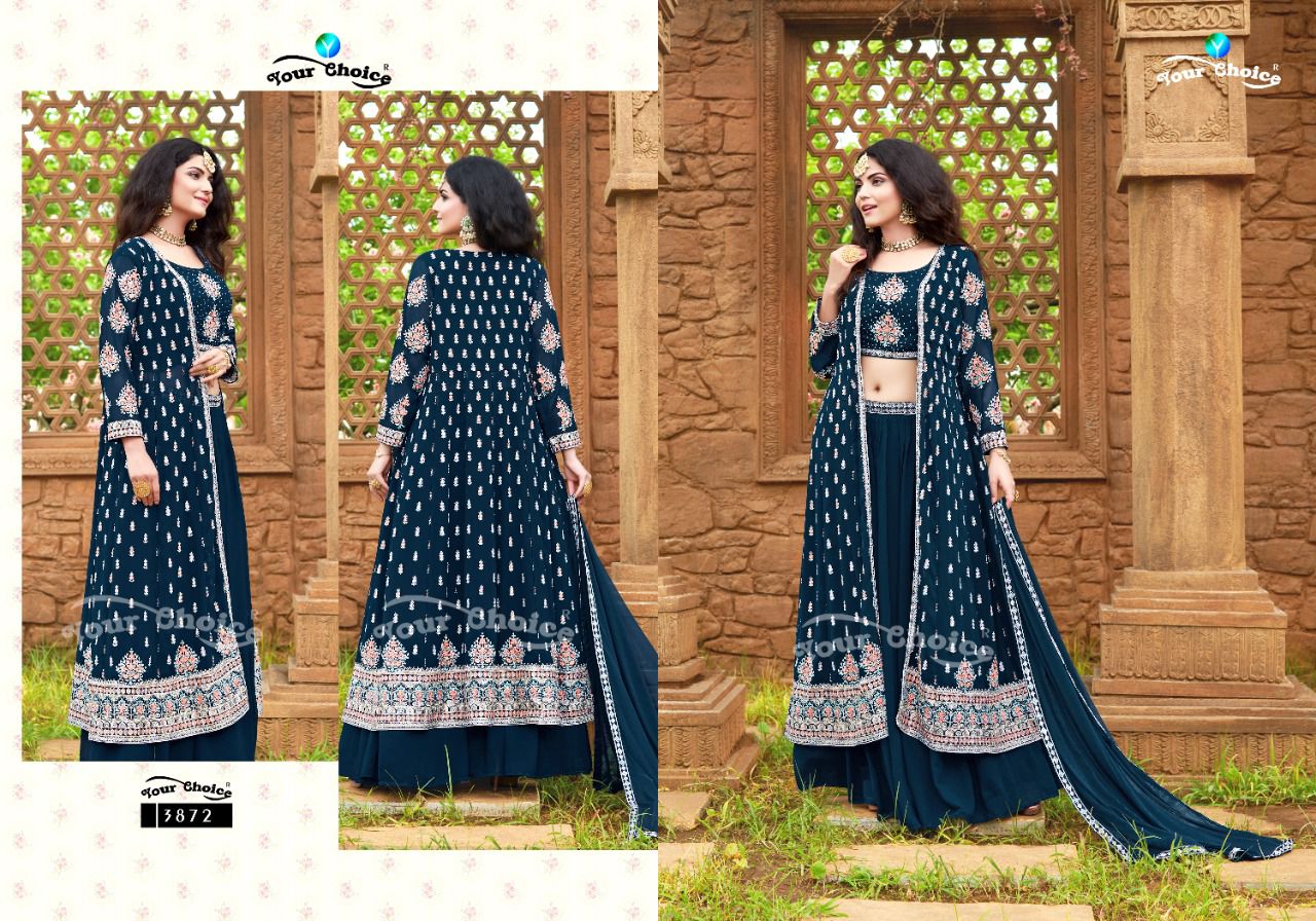 Your Choice Gucee Georgette Wear Designer Salwar   Suits Catalog