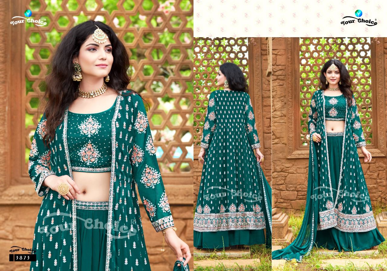 Your Choice Gucee Georgette Wear Designer Salwar   Suits Catalog