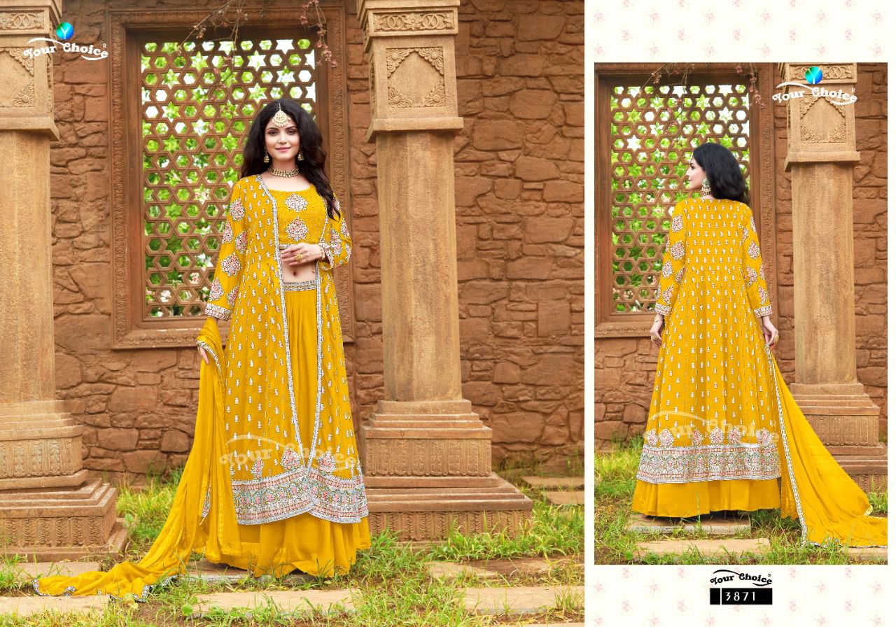 Your Choice Gucee Georgette Wear Designer Salwar   Suits Catalog