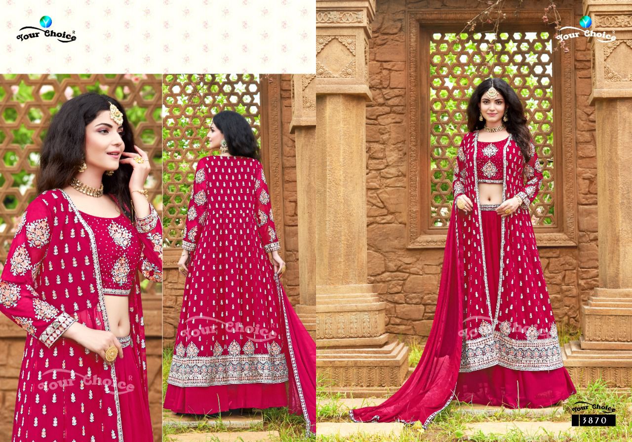 Your Choice Gucee Georgette Wear Designer Salwar   Suits Catalog