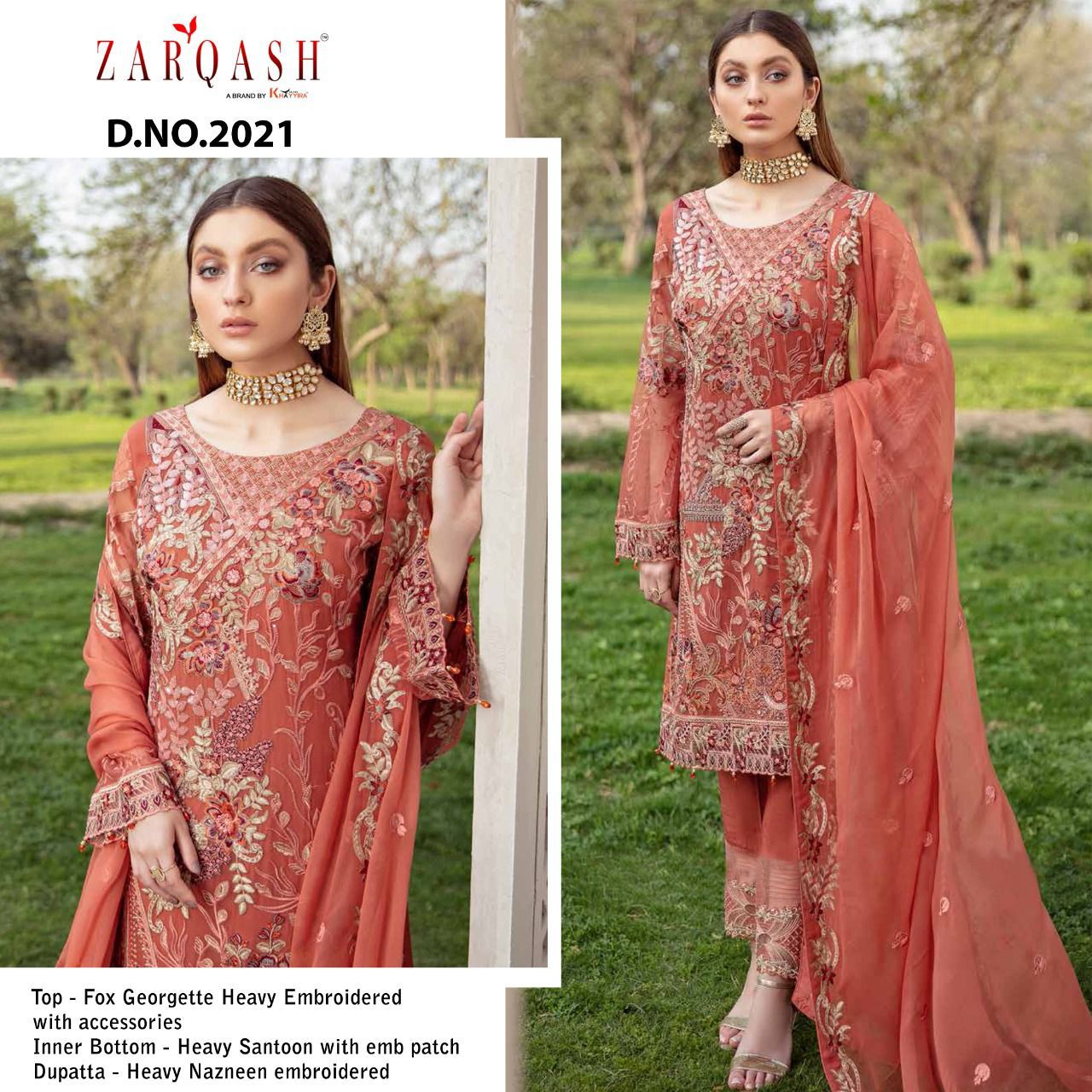 Zarqash Ramsha  Vol 2 Georgette Wear Pakisatni Salwar Kameez Catalog