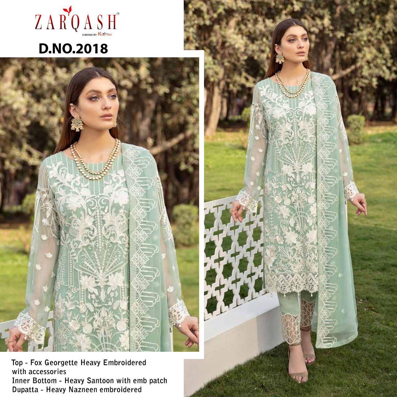 Zarqash Ramsha  Vol 2 Georgette Wear Pakisatni Salwar Kameez Catalog
