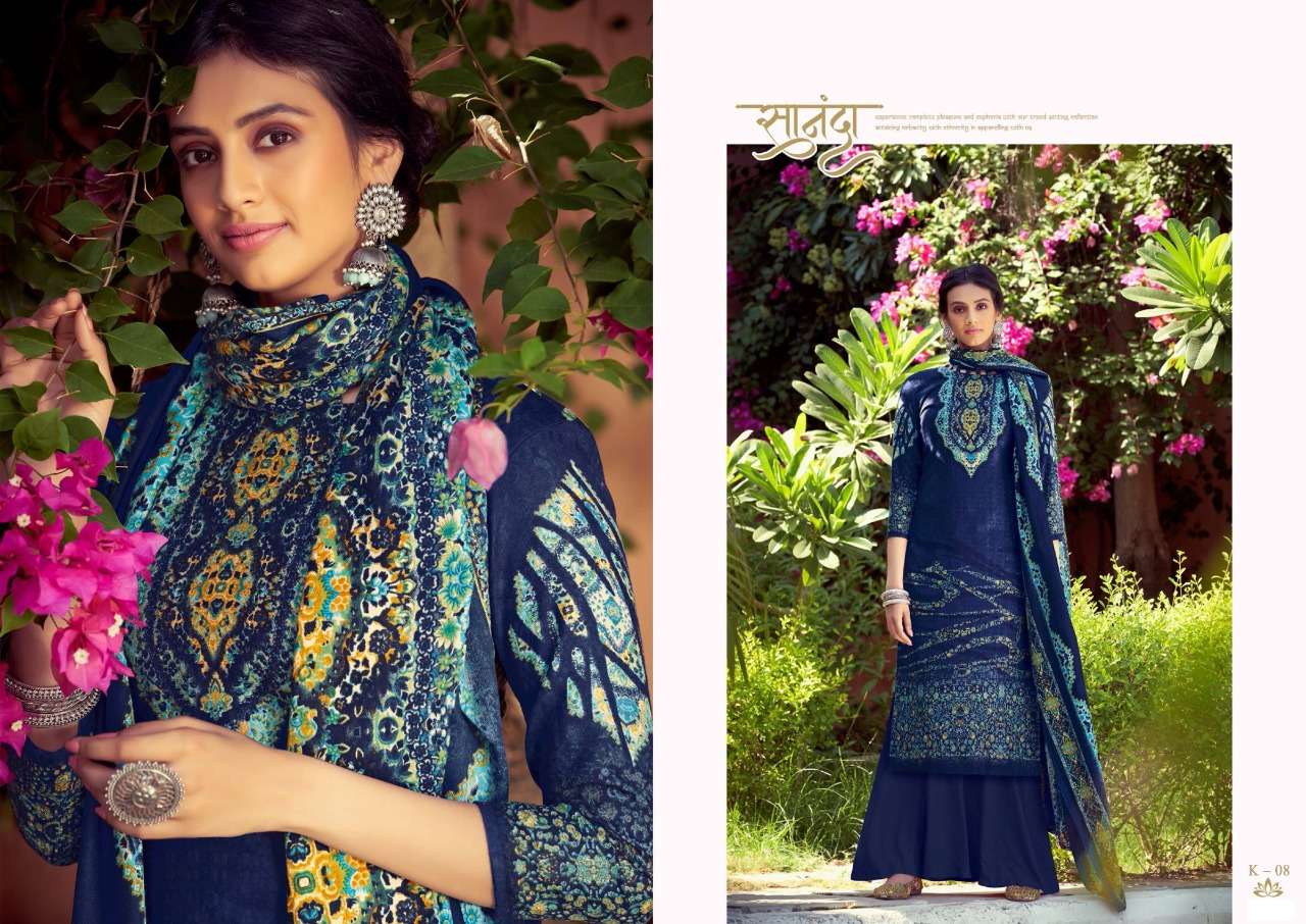 Zulfat  Winter Fantasy Vol 4 Pure Pashmina With Print Dress Material Catalog